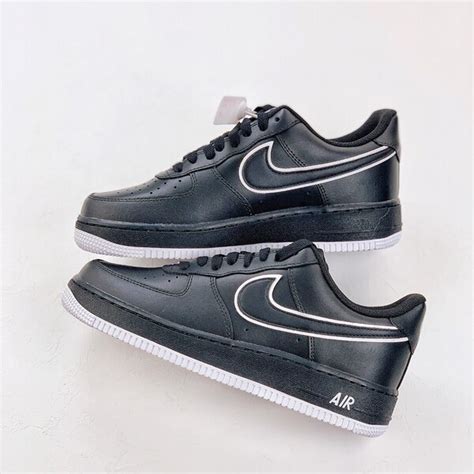 nike air force 1 low zwart heren|air force 1 schoenen.